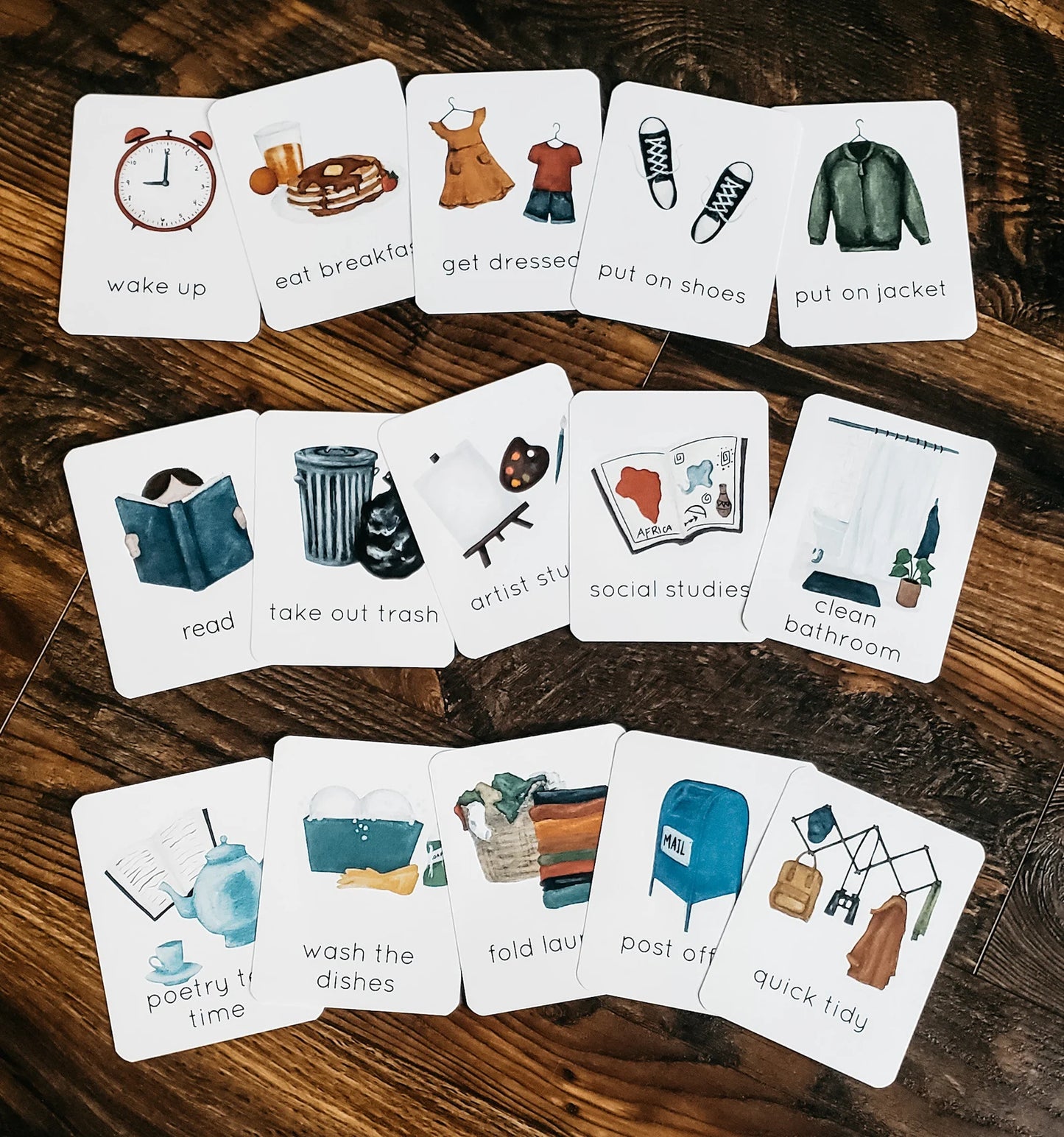Daily Rhythm Cards and Visual Schedule