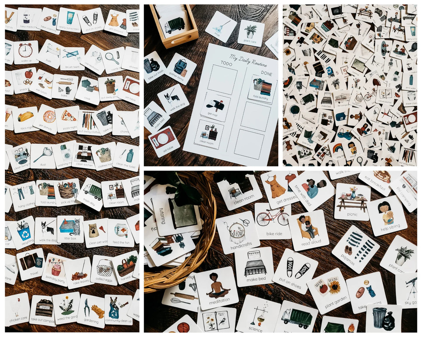 Daily Rhythm Cards and Visual Schedule