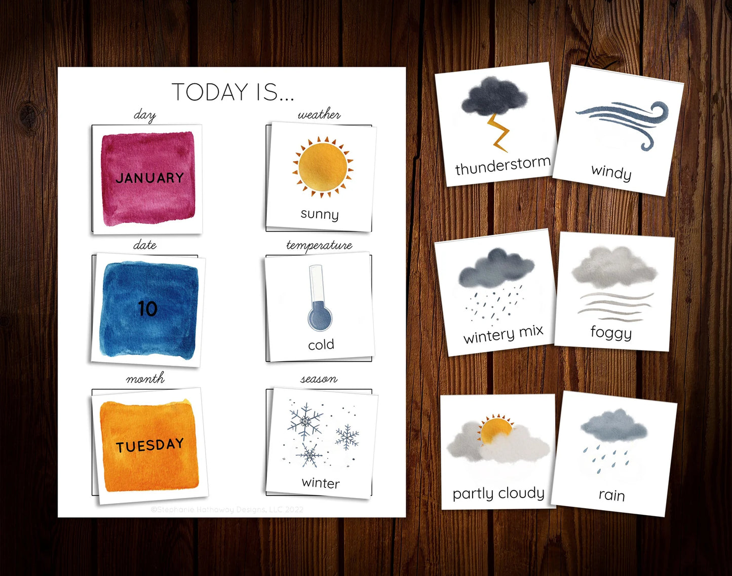 Daily Rhythm Cards and Visual Schedule
