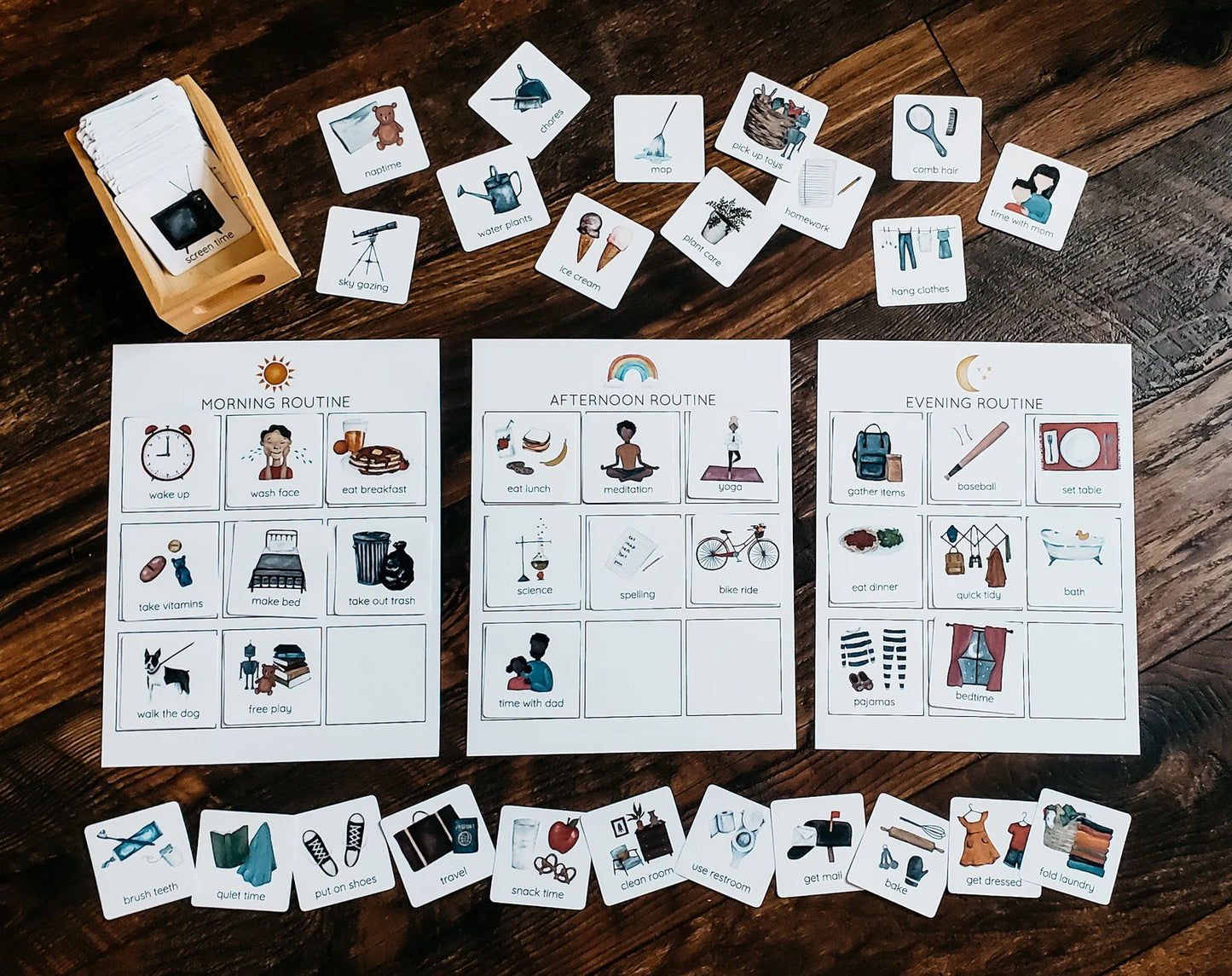 Daily Rhythm Cards and Visual Schedule