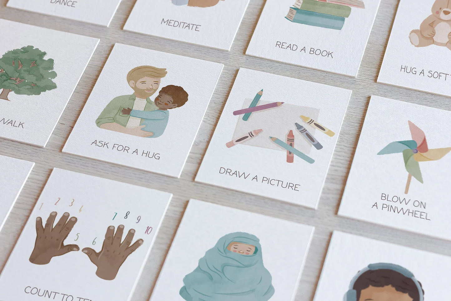41 Calming Corner Flashcards, Calming Strategies Flash Cards