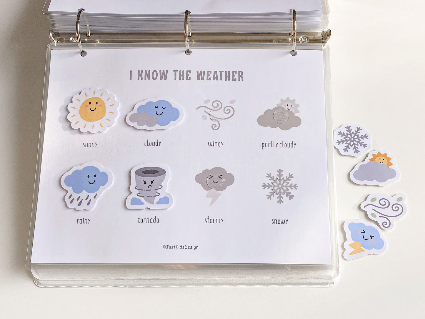 Preschool Learning Binder