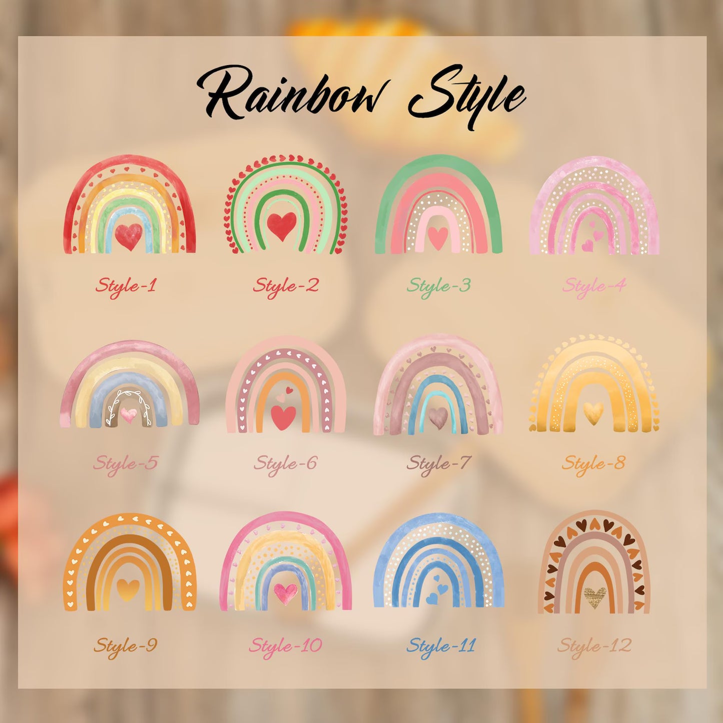 High End Personalized Rainbow Lunch Box for Children
