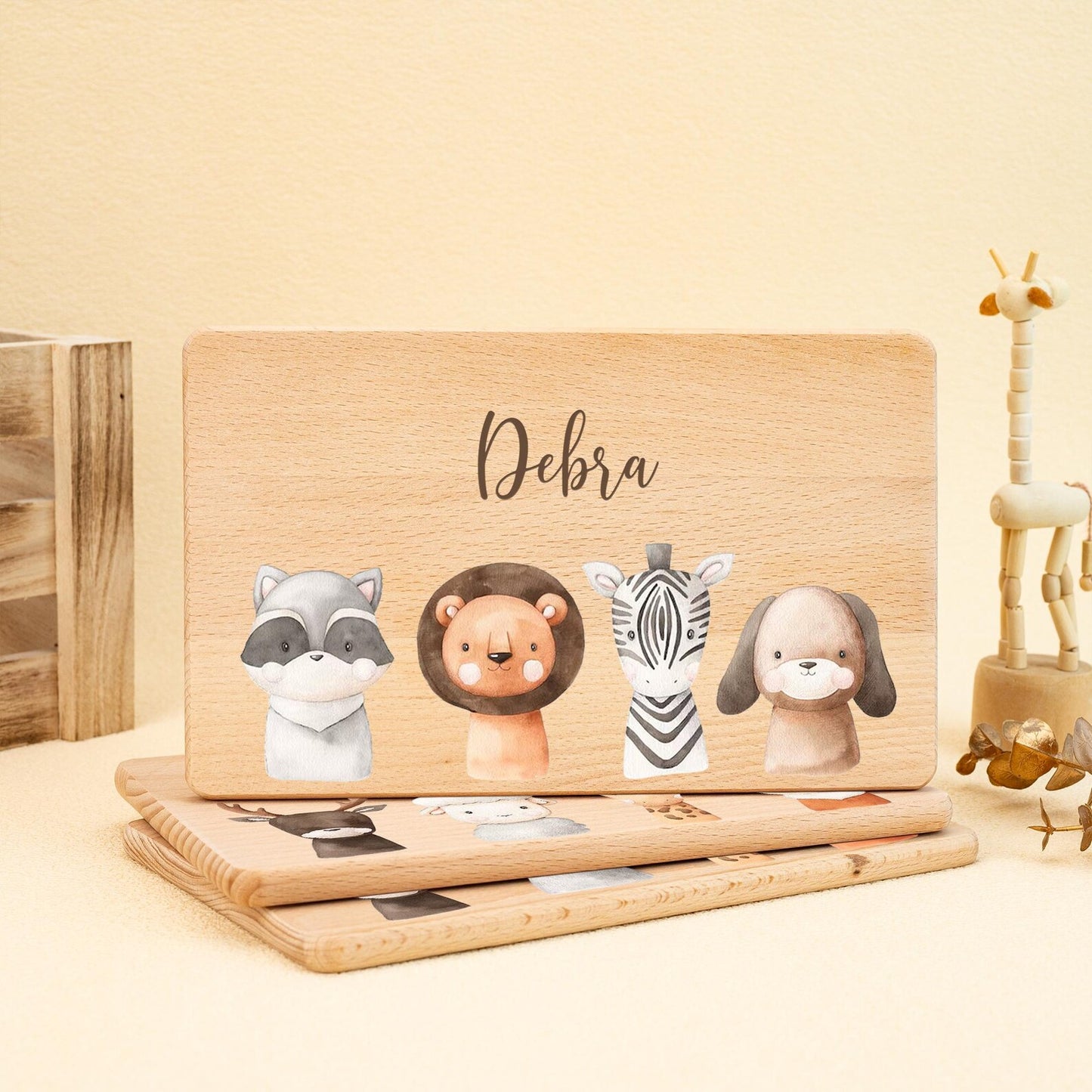Personalized Wooden Breakfast Board