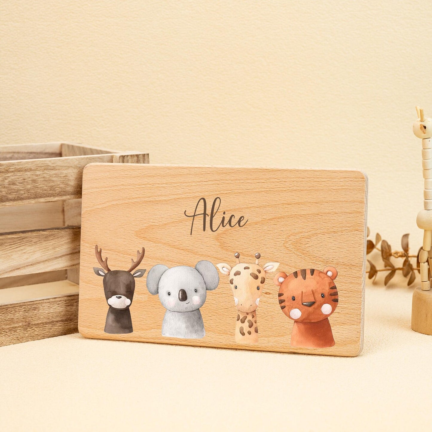 Personalized Wooden Breakfast Board