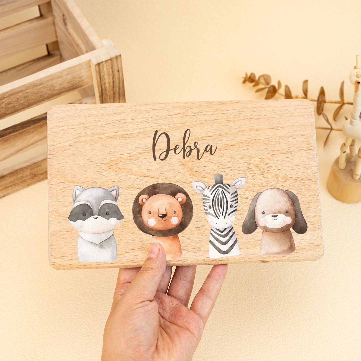 Personalized Wooden Breakfast Board