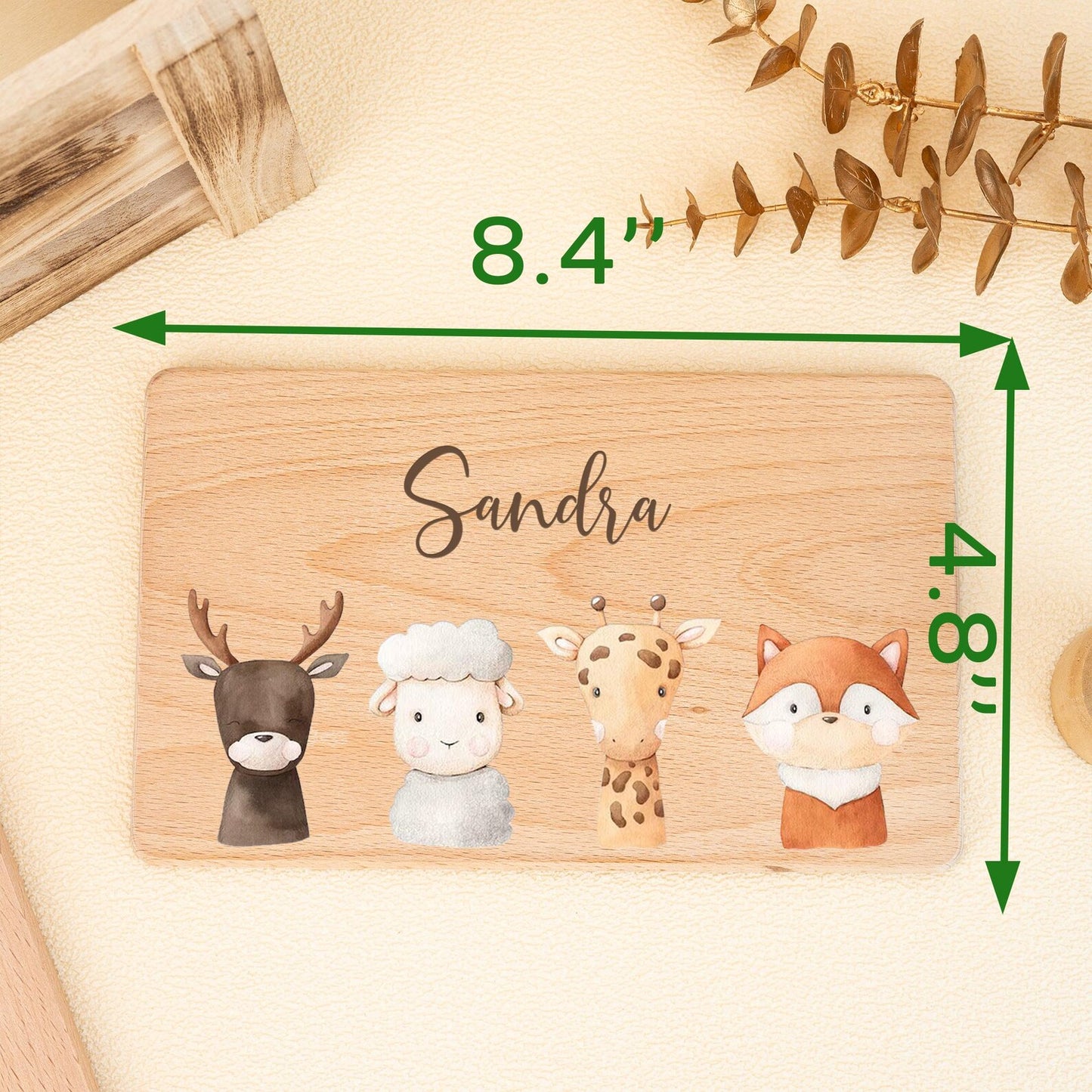 Personalized Wooden Breakfast Board