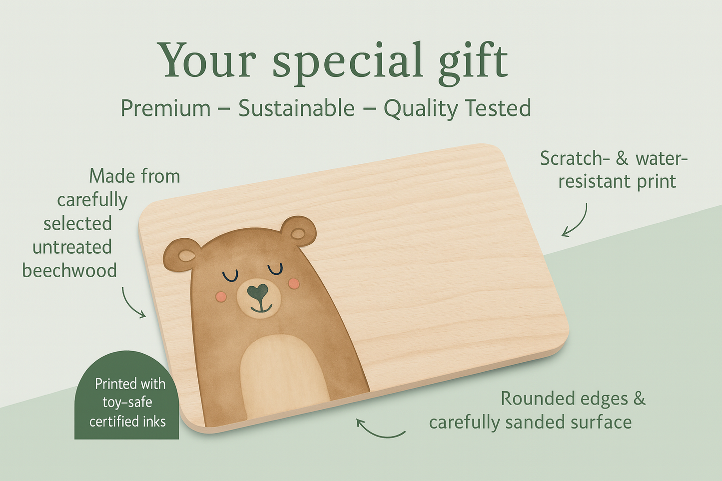 Personalized Wooden Breakfast Board