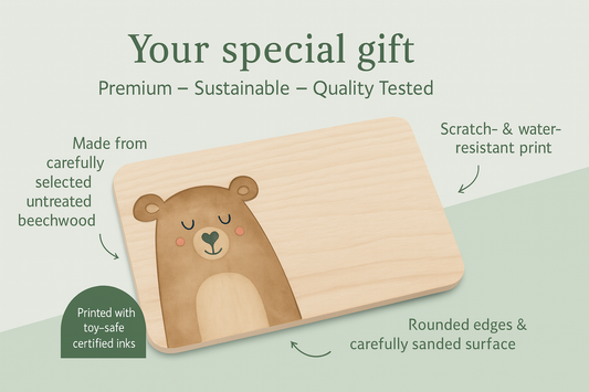 Personalized Wooden Breakfast Board