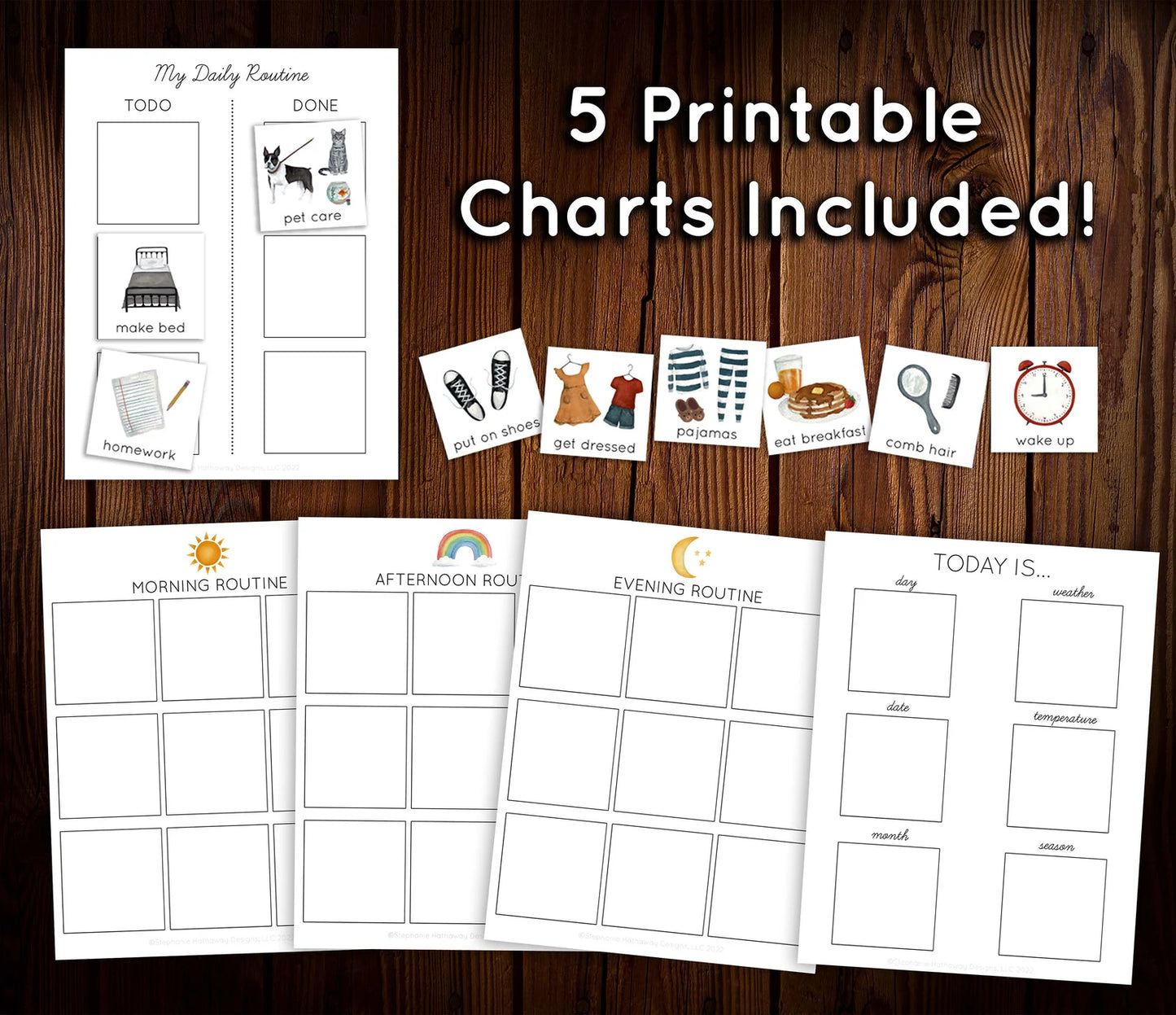Daily Rhythm Cards and Visual Schedule