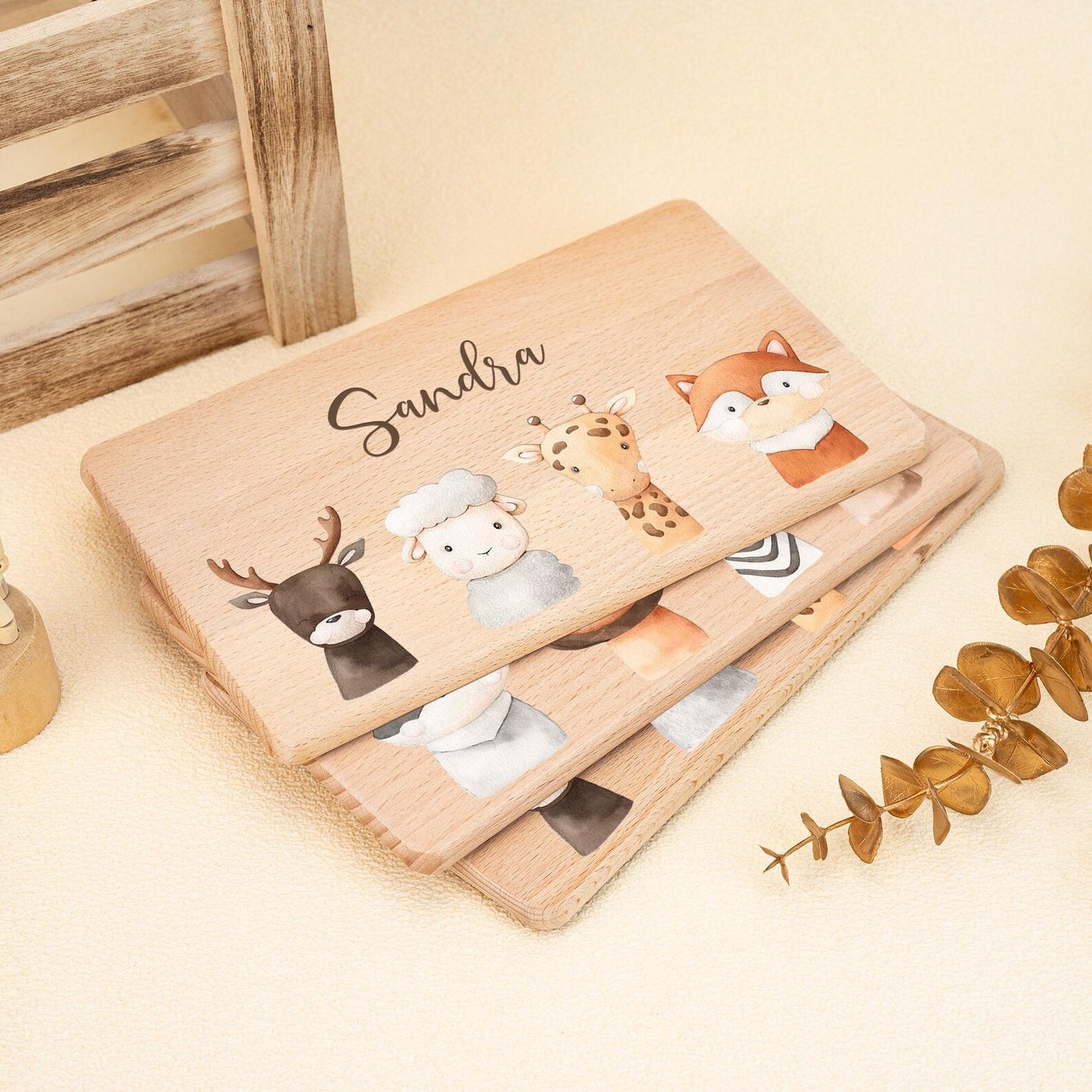 Personalized Wooden Breakfast Board