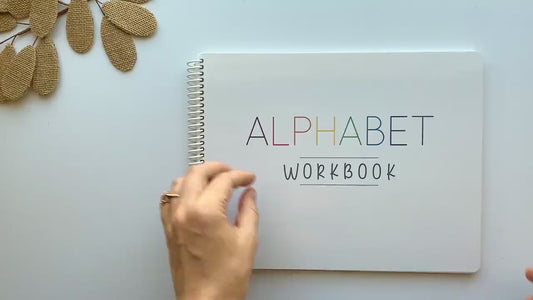 Trace & Erase Alphabet Workbook | dry erase